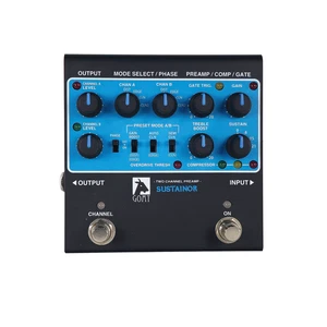 Goat Designs Blue Series Sustainor Distortion Compression Pedal-FREE SHIP TO USA - Picture 1 of 4