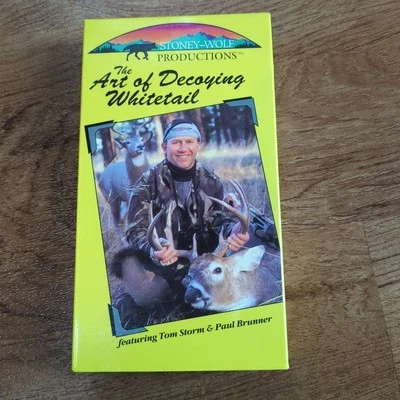 Stoney Wolf - The Art Of Decoying Whitetail VHS Tom Storm Paul Brunner HUNTING - Image 1 of 3