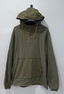 J. Crew Wallace & Barnes Technical Hoodie Large Olive Ripstop Cordura $180 - Picture 1 of 5