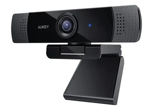 Aukey Webcam Webkamera Mikrofon USB Full HD 1920x1080 30 fps Windows Mac Android - Bild 1 von 9