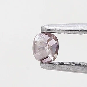 0.15ct Untreated Purple Pink Oval Natural Loose Diamond Rosecut Diamond - Picture 1 of 16