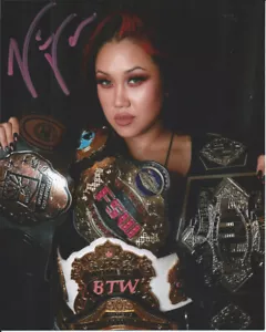 Viva Van handsignierter Wrestling 8x10 - Gürtel - Bild 1 von 1