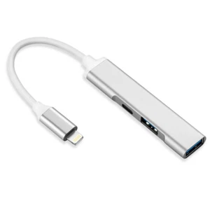 Cavo Adattatore 3in1 a Fotocamera Doppio USB OTG Kit Lega di Alluminio per iPhone iPad - Foto 1 di 8