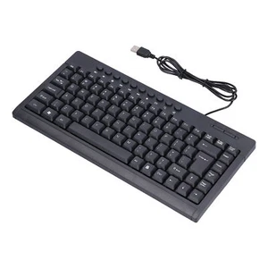 Wired Keyboard Mini 87 Keys USB Desktop Notebook Computer Accessories For Of IDS - Picture 1 of 18