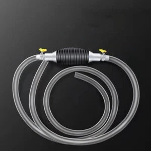 2M PVC Syphon Oil Drain Fuel Primer Gas Petrol Diesel Liquid Hand Pump Bulb - Bild 1 von 5