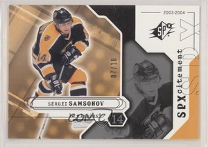 2003-04 SPx SPXcitement Spectrum /10 Sergei Samsonov #154
