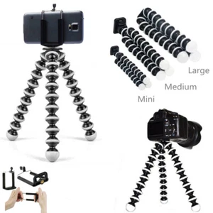 Octopus Flexible Portable Adjustable Tripod Stand Holder for Camera iPhone - Picture 1 of 13