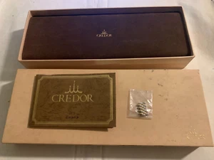CREDOR scatola pelle contro scatola originale anni 90 libretti maglie link - Picture 1 of 5