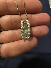 Topaz And Silver Necklace/Pendant-Very Beautiful
