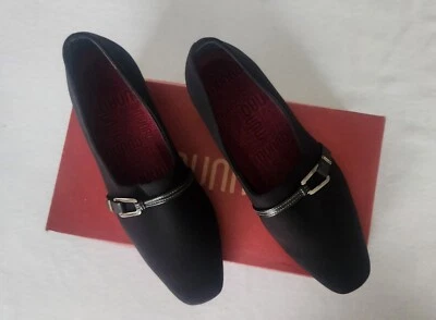 Shoes evening Heels Fabric Pump SlipOn Loafer Casual Shock Absorbent 10.5WW $225 - Image 1 of 4