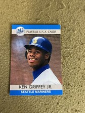 Ken Griffey Jr Seattle Mariners 1991 Playball USA Blue 91-49 RARE Oddball WOW