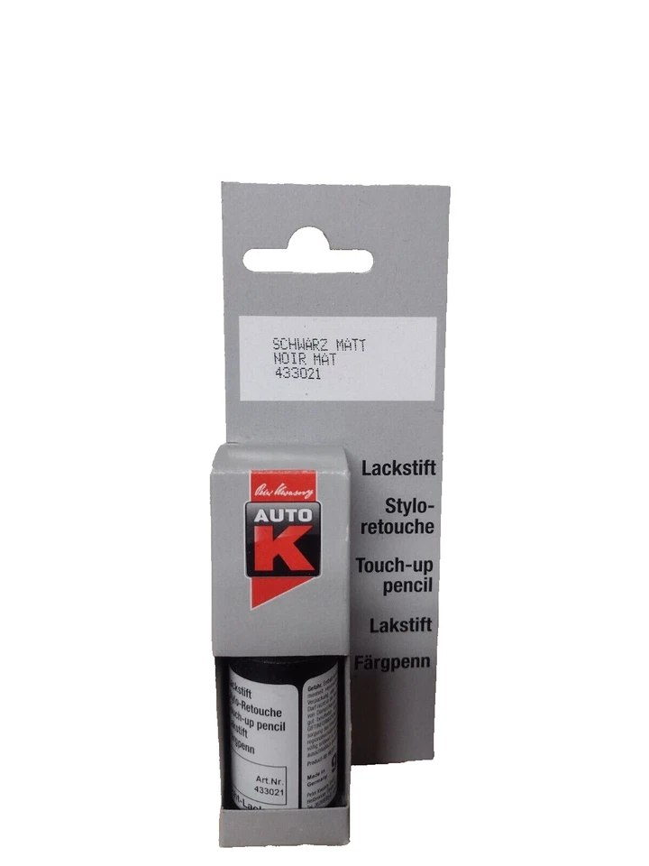 Auto-K Universal Lackstift - 9ml, Schwarz Matt (433021)