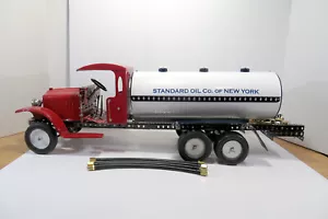 Nice Erector White Tanker Truck 1920s Detailed 29" L.  Vintage Kelmet Style RARE - Picture 1 of 24