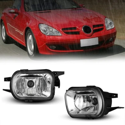 Fog Lights for 2002-2007 Mercedes Benz C230 Black Lights Projectors Driving Lamp - Image 1 of 4