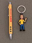 Bob's Discount Furniture Keychain & Bob's Furniture Pen (Lot of 2)