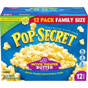 Palomitas de maíz Pop Secret para microondas, mantequilla de cine, sabor, bolsas de 3 oz, 12 quilates - Imagen 1 de 12