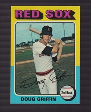 1975 TOPPS BASEBALL SET 454 DOUG GRIFFIN BOSTON RED SOX NM-MT