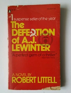 The Defection of A.J. Lewinter Robert Littell 1973 Paperback - Imagen 1 de 11