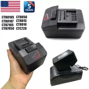 For Snap on 18V Battery CTB8185 CT8850 CTB8187 CT7850 7185 4.0Ah CTC720 Charger - Picture 1 of 26