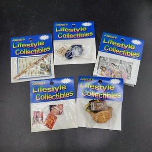 Joshua's Lifestyles Collectibles Mini Doll House Accessories Lot Of 5 New - Picture 1 of 10
