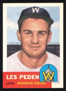 1991 Topps Archives #256 Les Peden 1953 Reprint - Near Mint