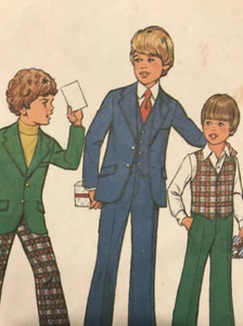 SIMPLICITY 8285 JUNGE Schnittmuster Nähen 1977 UN-CUT Factory Fold Hose Weste Jacke - Bild 1 von 6