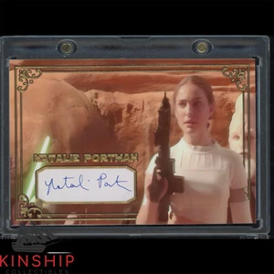 Natalie Portman signed Cut Custom Card JSA COA Star Wars Movie Auto Rare Z1833 - Picture 1 of 2