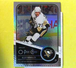 ALEX KOVALEV   2011-12  RAINBOW FOIL  OPC  #478  Pittsburgh Penguins