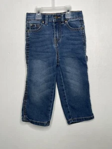 Wonder Kids Carpenter Jeans BabyBoys Size 18 Months Adjustable Waist Denim - Picture 1 of 5