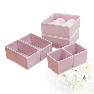 Drawer Clothes Organizer Drawer Box Cubes Bras Drawer Bin Cube Basket - Picture 1 of 12