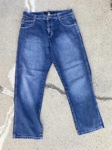 Southpole Jeans 34x30 Mens Blue Denim Baggy Loose Skater Hip Hop Y2K - Picture 1 of 9