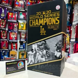 Los Angeles Dodgers 2020 World Series Series 1 Commemorative Mini Bobblehead Set - Bild 1 von 6