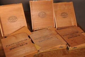 3 x VINTAGE wooden cigar box / Decorative boxes PARTAGAS