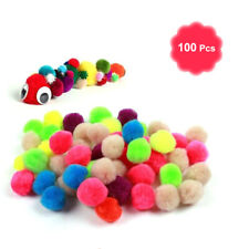 100 Pcs Fluffy Balls Decoration Clothing Accessories DIY Craft