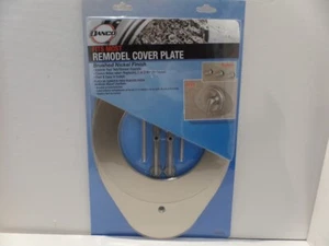 DANCO 80054 SINGLE HANDLE REMODELING COVER PLATE IN BRUSHED NICKEL - Picture 1 of 2