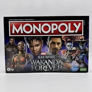 Monopoly Marvel Studio's Black Panther Wakanda Forever Edition Board Game NEW - Picture 1 of 6
