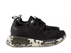 Adidas Nmd J R1 Big Kids Sz 4.5 | Women’s 5.5 Casual Shoe Black White Sneaker - Picture 1 of 9