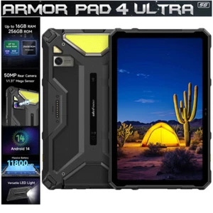 5G Ulefone Armor Pad 4 Ultra Rugged Tablet Android 14 Handy Outdoor WLAN 500nits - Bild 1 von 18