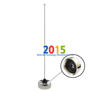 VHF 155-174 MHz NMO Mount Antenna Replacement for Mobile Bus Car Radio 14inch