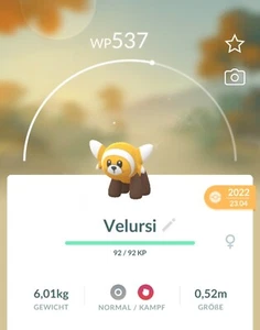 ✨#759 Shiny Velursi  Pokémon Go✨ - Bild 1 von 2