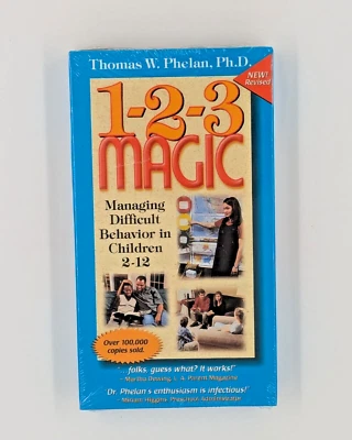1-2-3 MAGIC: Managing Difficult Behavior in Children 2-12 - Unopened VHS (2001) - Image 1 of 4