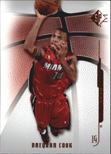 2008-09 SP Authentic Retail Miami Heat Basketball Card #3 Daequan Cook