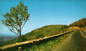 Vintage Postkarte Skyline Drive Shenandoah Nationalpark Virginia Landschaft - Bild 1 von 2
