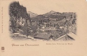Gruss aus Oberaudorf AK uralt Panorama Alpen Bayern 2312137 - Picture 1 of 2