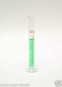 ZYLINDER ABGESTUFTE MESSUNG 10 ml LABOR BOROSILIKATGLAS 10 ml NEU - Bild 1 von 1