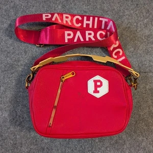 Parchita Bag Red & White Shoulder Purse - Picture 1 of 8
