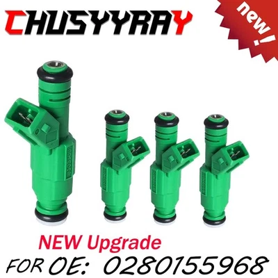 4* brand  NEW Upgrade Fuel Injectors 0280155968 FOR 2004 2005 -2006 Pontiac GTO - Image 1 of 4
