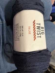 BIG TWIST Value Hilado Denim Oscuro - 6 Onzas Cada una - 3 Madejas - Lote - Imagen 1 de 4