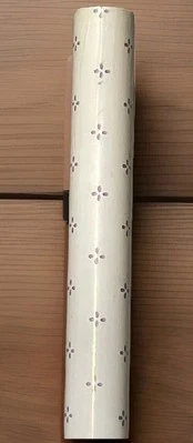 VINTAGE LAURA ASHLEY HOME Wallpaper Double Roll Imperial Purple Stencil Peelable - Image 1 of 4