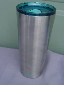 Aladdin Edelstahl Becher Vakuum Becher 30oz Deckel Türkis Blau Deckel Schieber Schluck Lippe - Bild 1 von 9